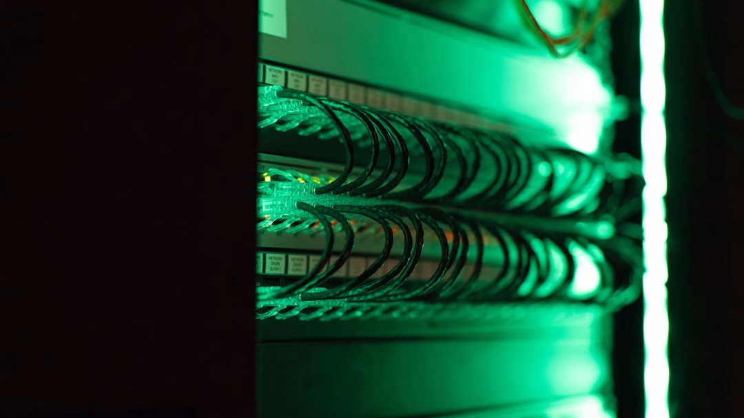 managed hosting server room